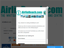 Tablet Screenshot of airliebeach.com